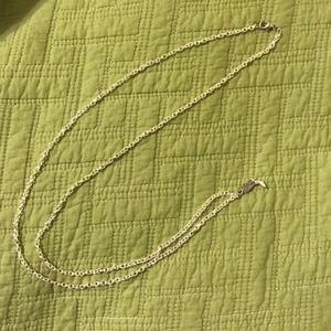 Boot necklace 16.5 inches long, new